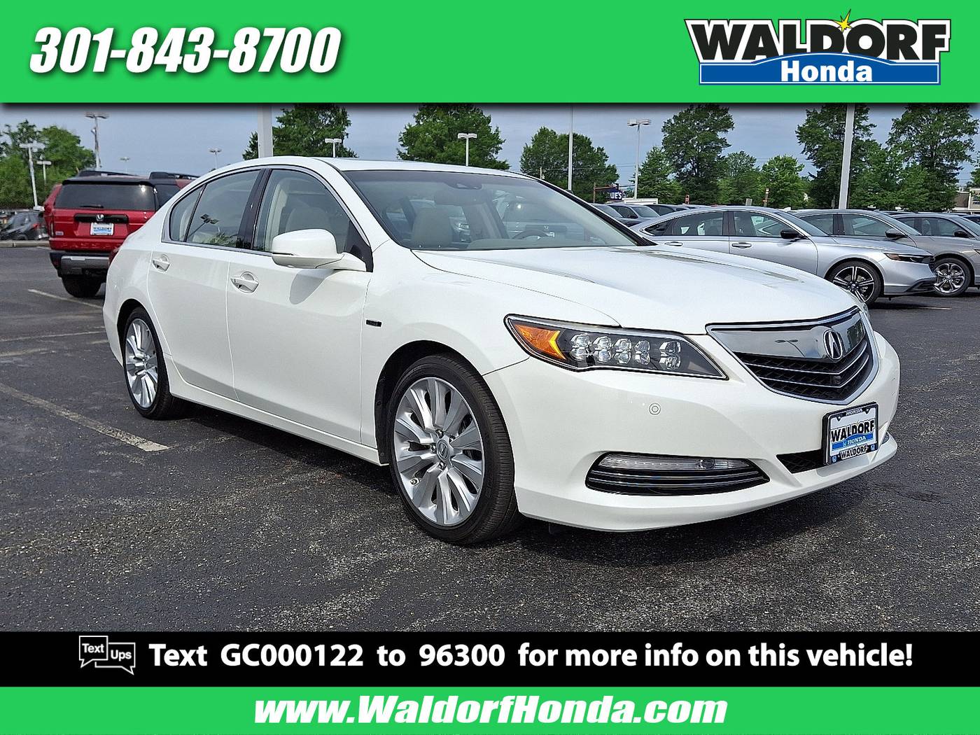 2016 Acura RLX Advance Package — Sedan — 37,803 mi — Waldorf, MD