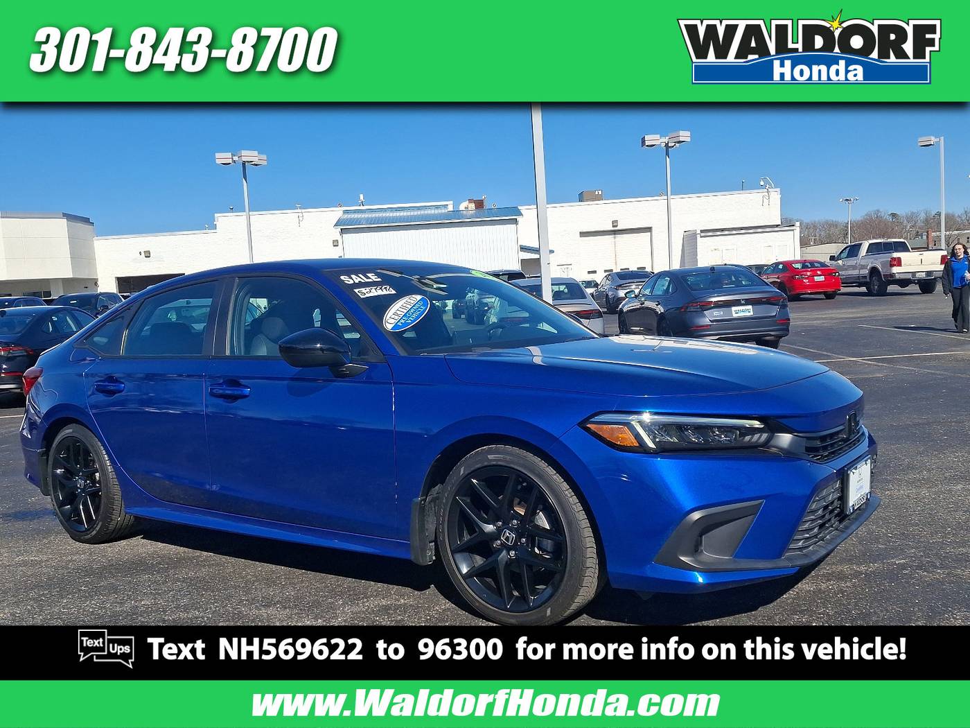 2022 Honda Civic Sport — Sedan — 12,155 mi — Waldorf, MD