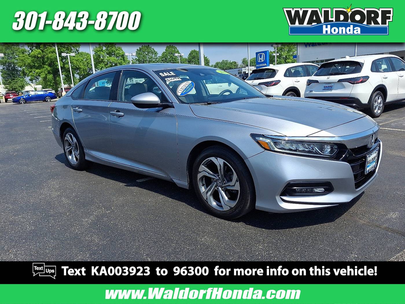 2019 Honda Accord EX — Sedan — 59,241 mi — Waldorf, MD