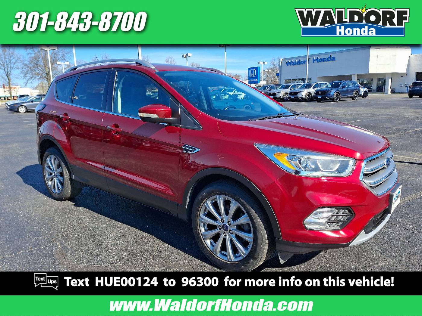 2017 Ford Escape Titanium — SUV — 51,770 mi — Waldorf, MD