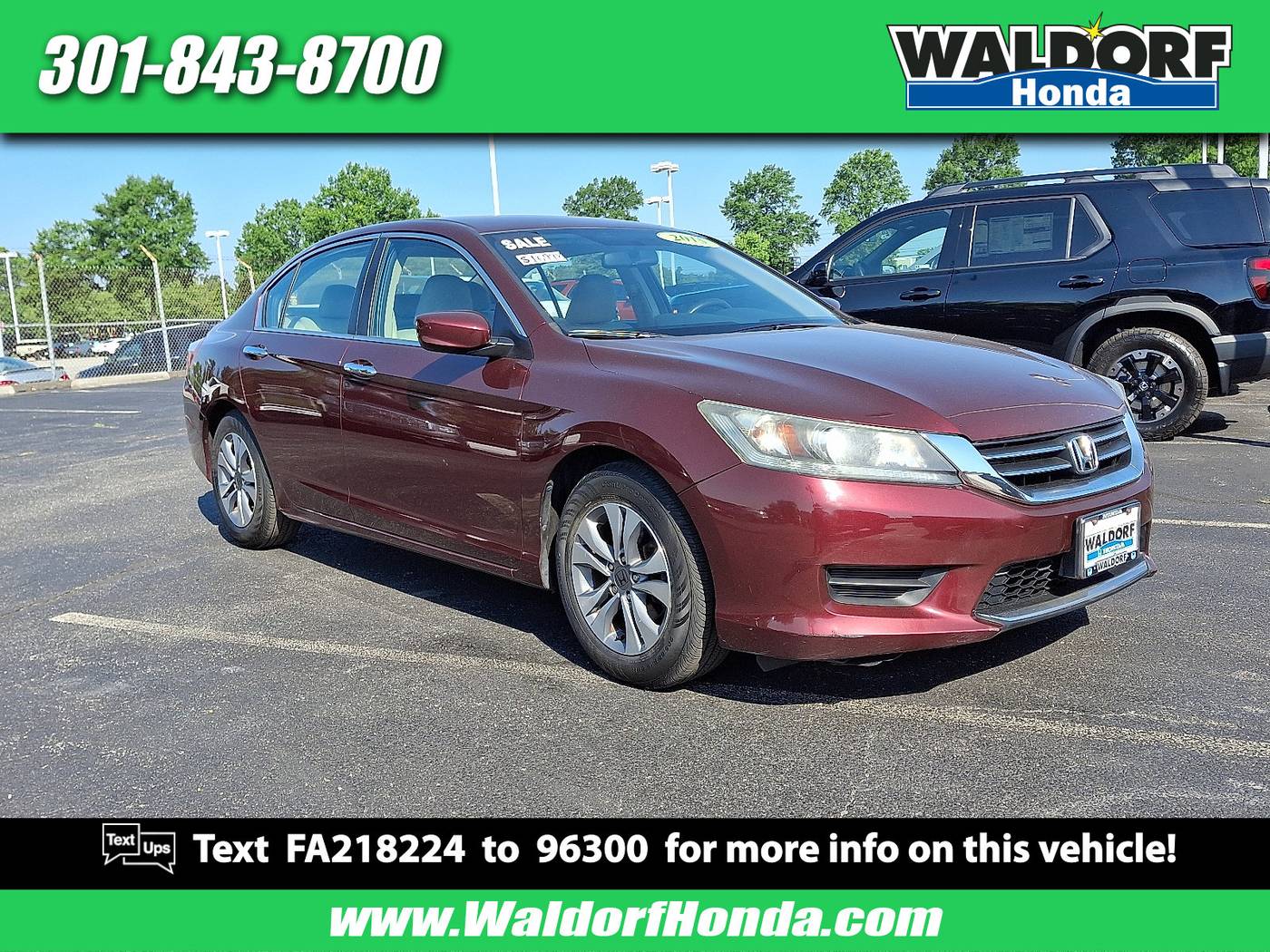 2015 Honda Accord LX — Sedan — 65,618 mi — Waldorf, MD