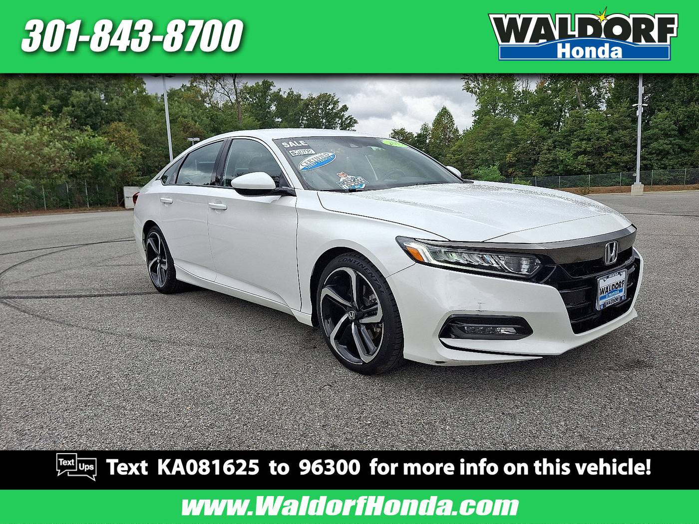 2019 Honda Accord Sport — Sedan — 82,625 mi — Waldorf, MD