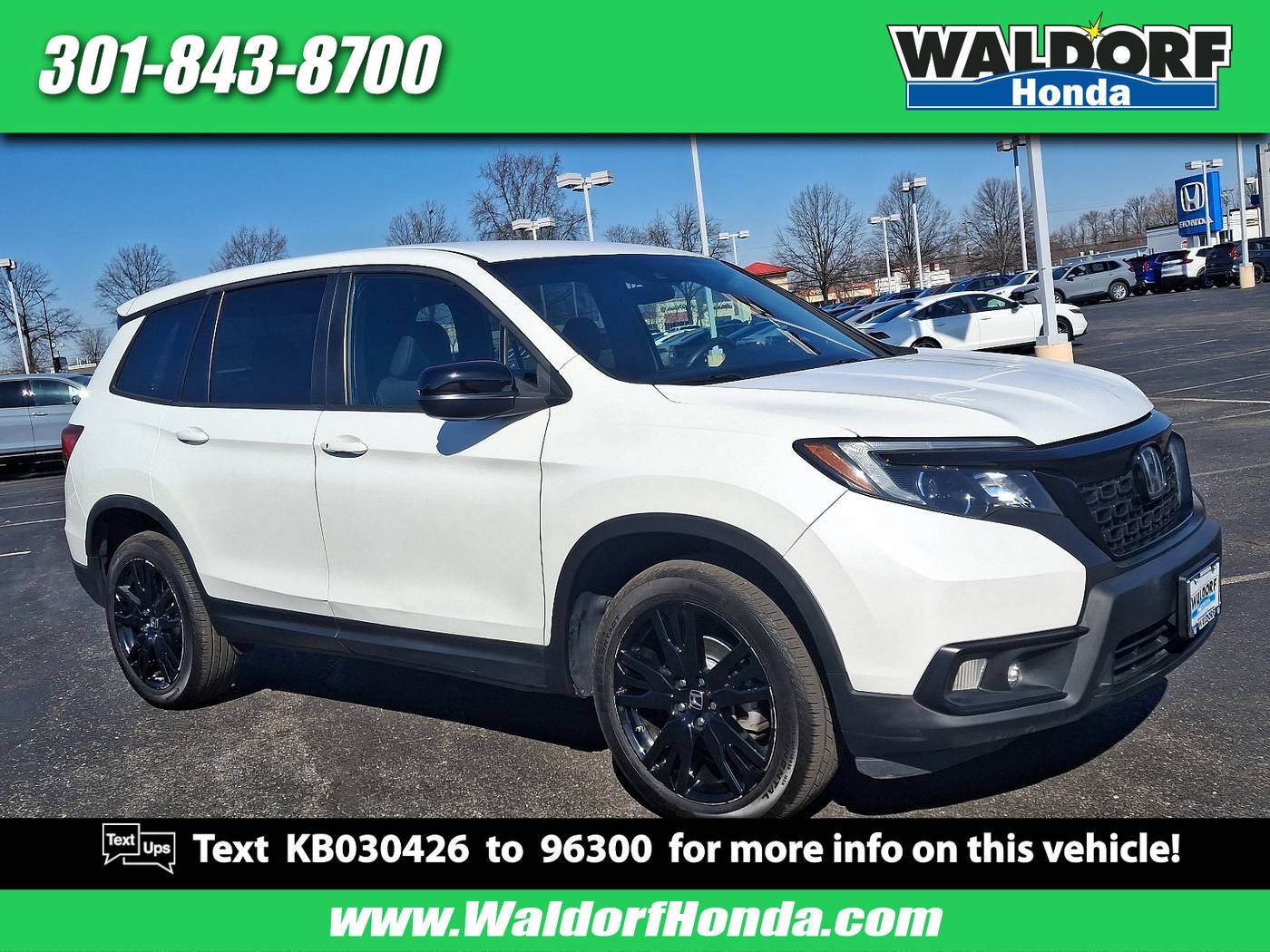 2019 Honda Passport Sport — SUV — 112,217 mi — Waldorf, MD