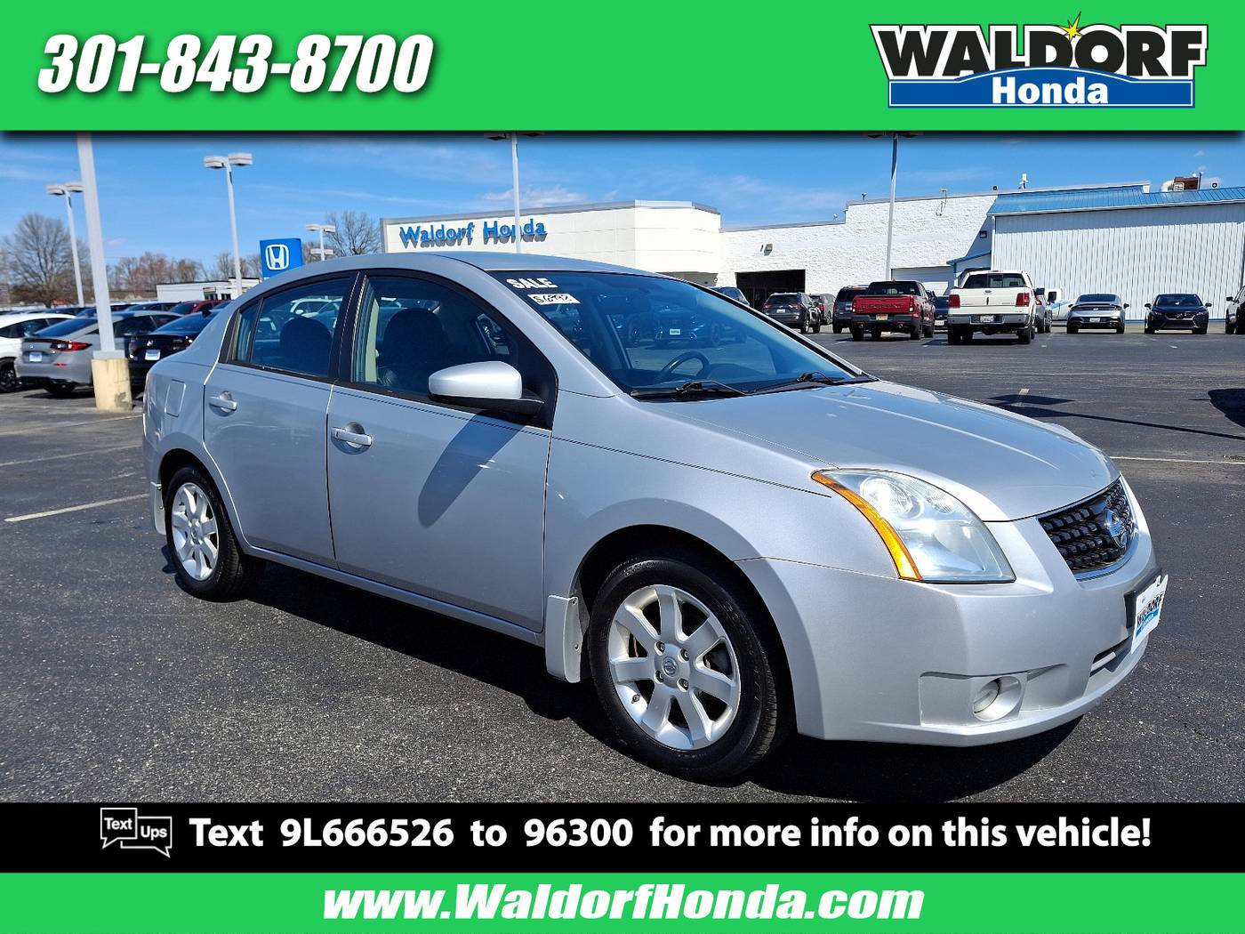 2009 Nissan Sentra 2.0 SL FE+ — Sedan — 96,982 mi — Waldorf, MD