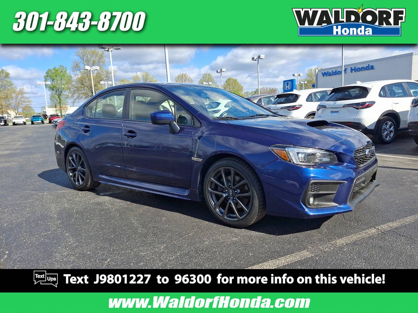 2018 Subaru WRX Limited — Sedan — 59,965 mi — Waldorf, MD