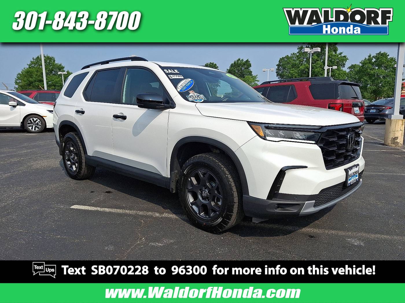 2025 Honda Pilot TrailSport — SUV — 12,426 mi — Waldorf, MD