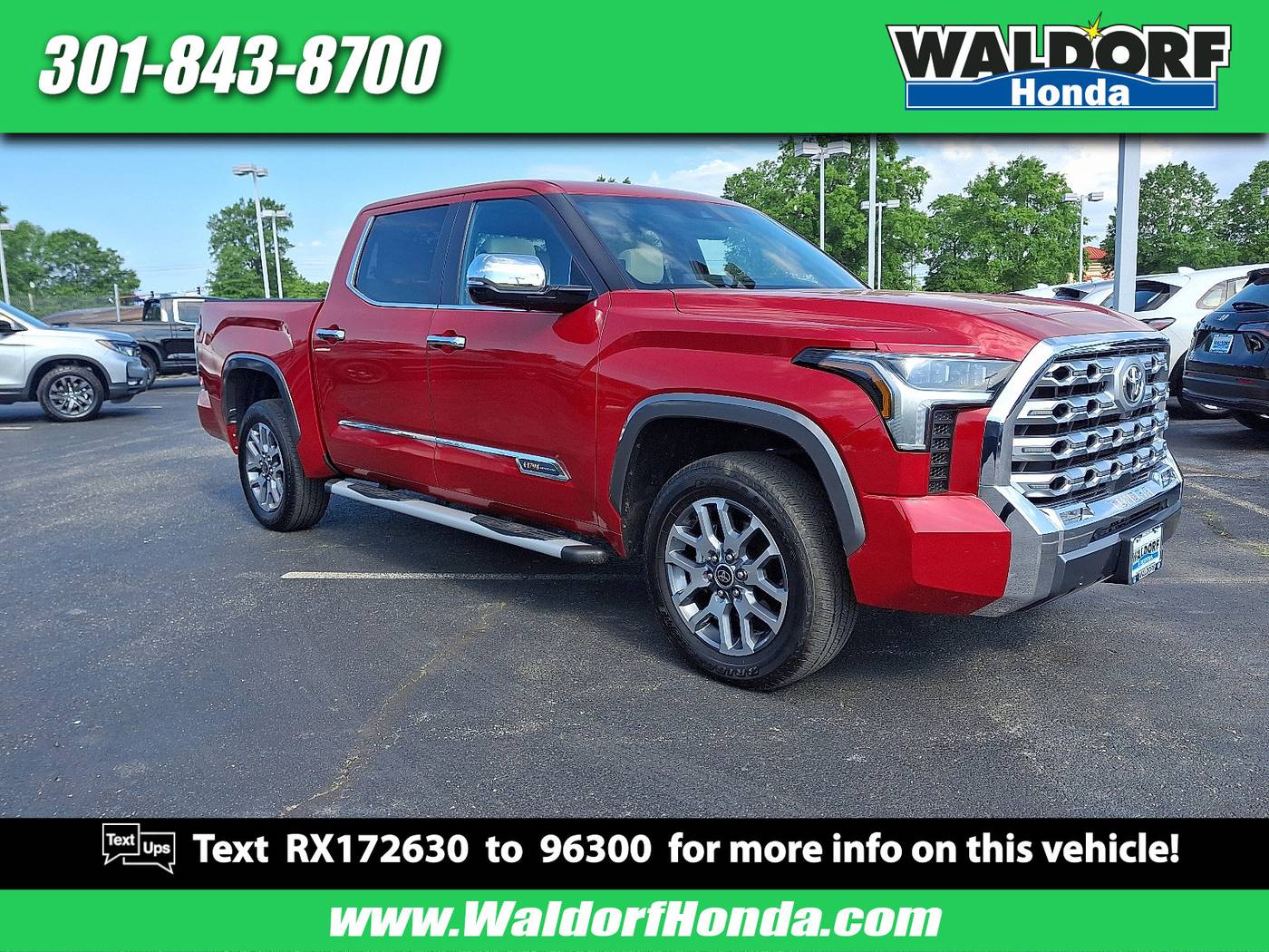 2024 Toyota Tundra 1794 Edition — Pickup Truck — 11,328 mi — Waldorf, MD