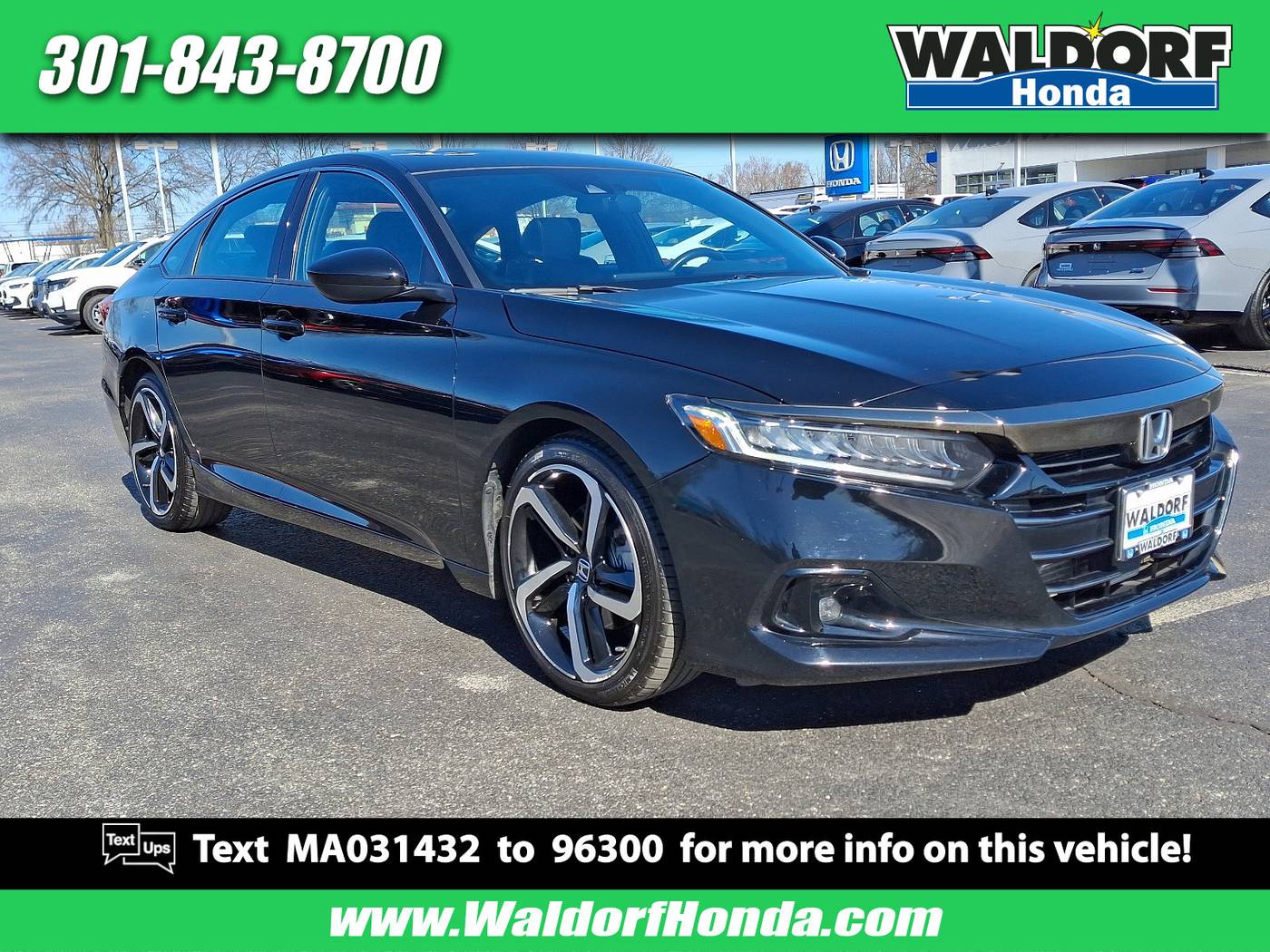 2021 Honda Accord Sport — Sedan — 25,688 mi — Waldorf, MD