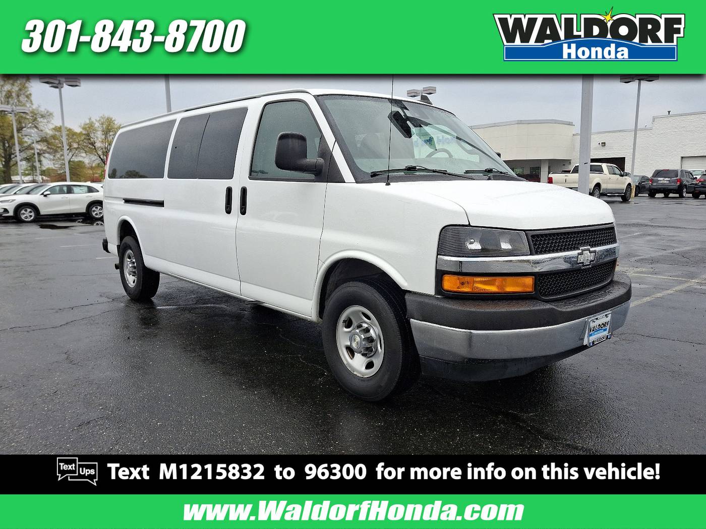 2021 Chevrolet Express Passenger LT — Passenger Van — 80,844 mi — Waldorf, MD