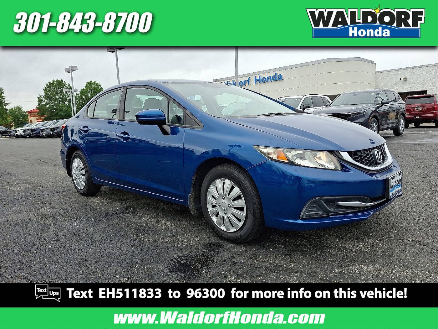 2014 Honda Civic LX — Sedan — 58,733 mi — Waldorf, MD