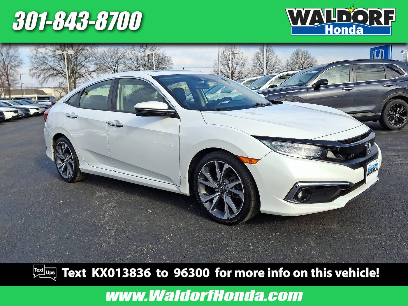 2019 Honda Civic Touring — Sedan — 70,467 mi — Waldorf, MD