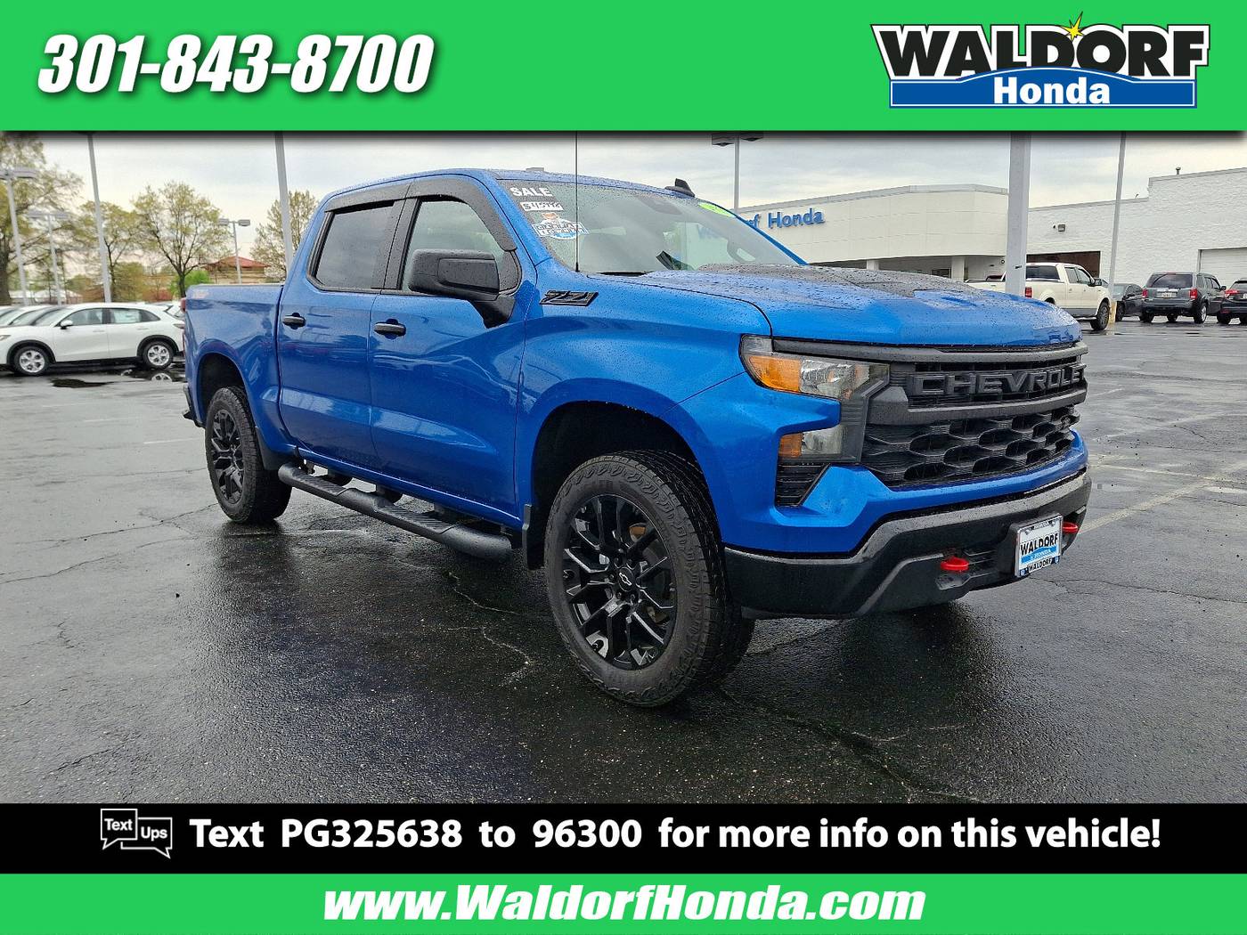 2023 Chevrolet Silverado 1500 Custom Trail Boss — Pickup Truck — 20,083 mi — Waldorf, MD