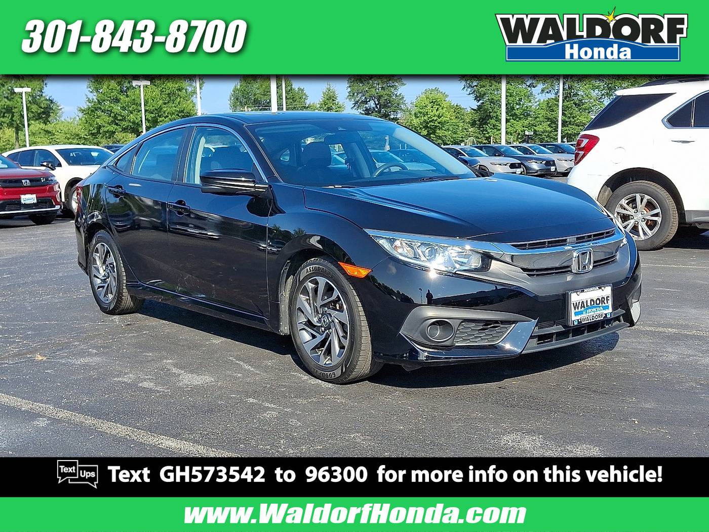 2016 Honda Civic EX — Sedan — 115,046 mi — Waldorf, MD