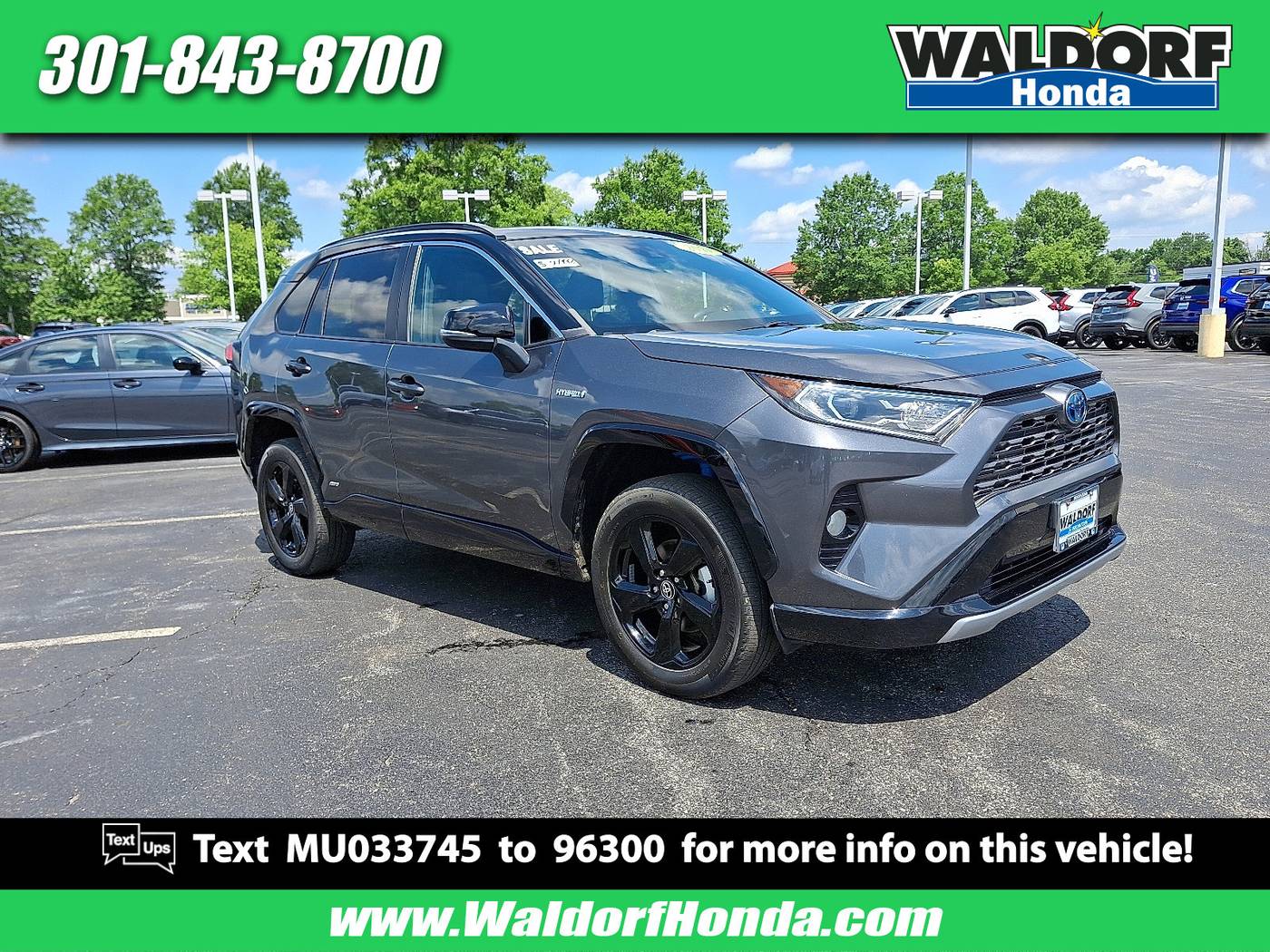 2021 Toyota RAV4 Hybrid XSE — SUV — 73,662 mi — Waldorf, MD