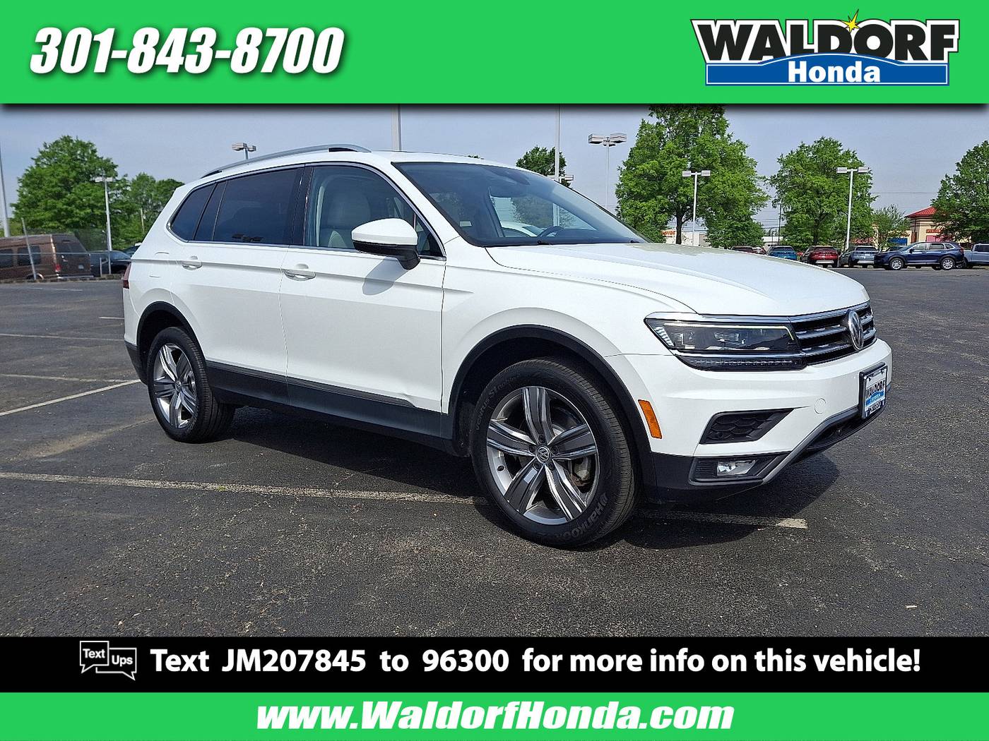 2018 Volkswagen Tiguan SEL Premium — SUV — 77,915 mi — Waldorf, MD