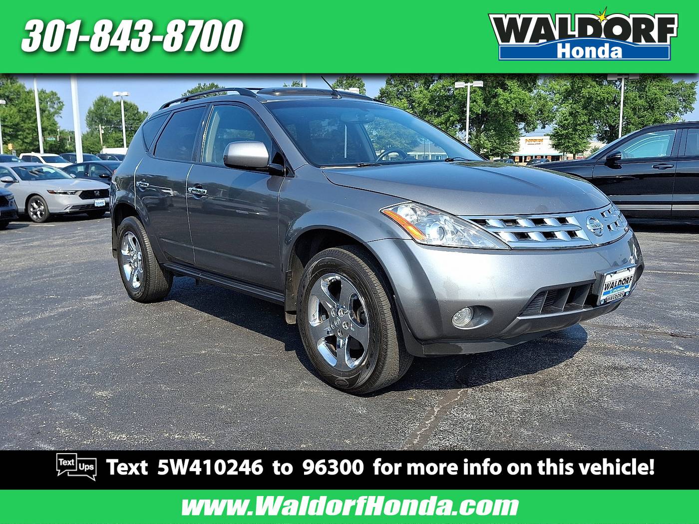 2005 Nissan Murano SL — SUV — 165,555 mi — Waldorf, MD