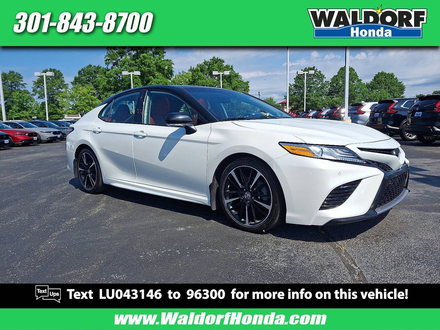 2020 Toyota Camry XSE V6 — Sedan — 54,650 mi — Waldorf, MD