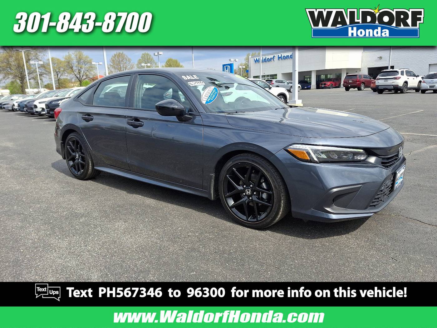 2023 Honda Civic Sport — Sedan — 35,546 mi — Waldorf, MD