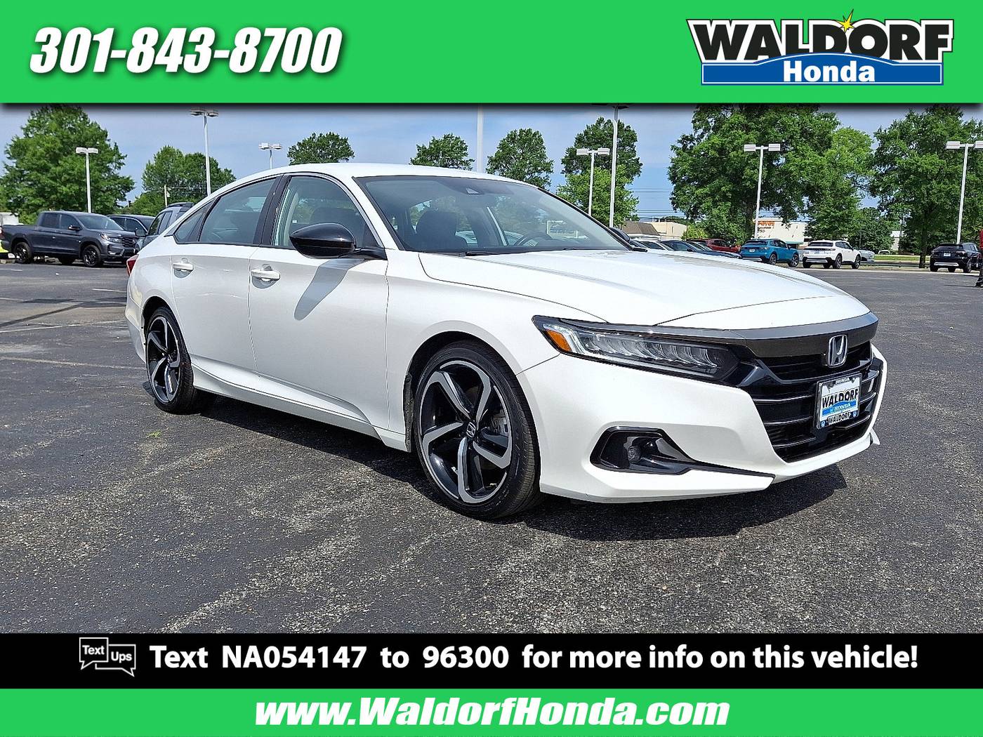 2022 Honda Accord Sport SE — Sedan — 93,093 mi — Waldorf, MD