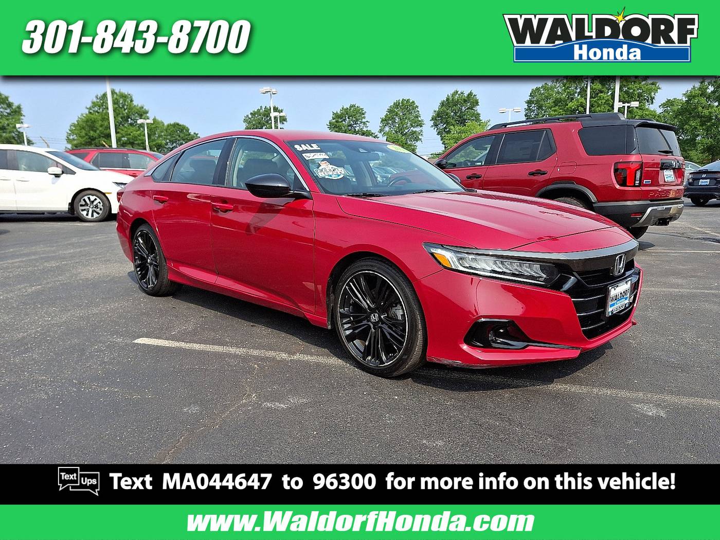 2021 Honda Accord Sport SE — Sedan — 49,964 mi — Waldorf, MD