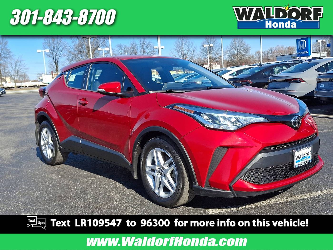2020 Toyota C-HR LE — SUV — 10,736 mi — Waldorf, MD