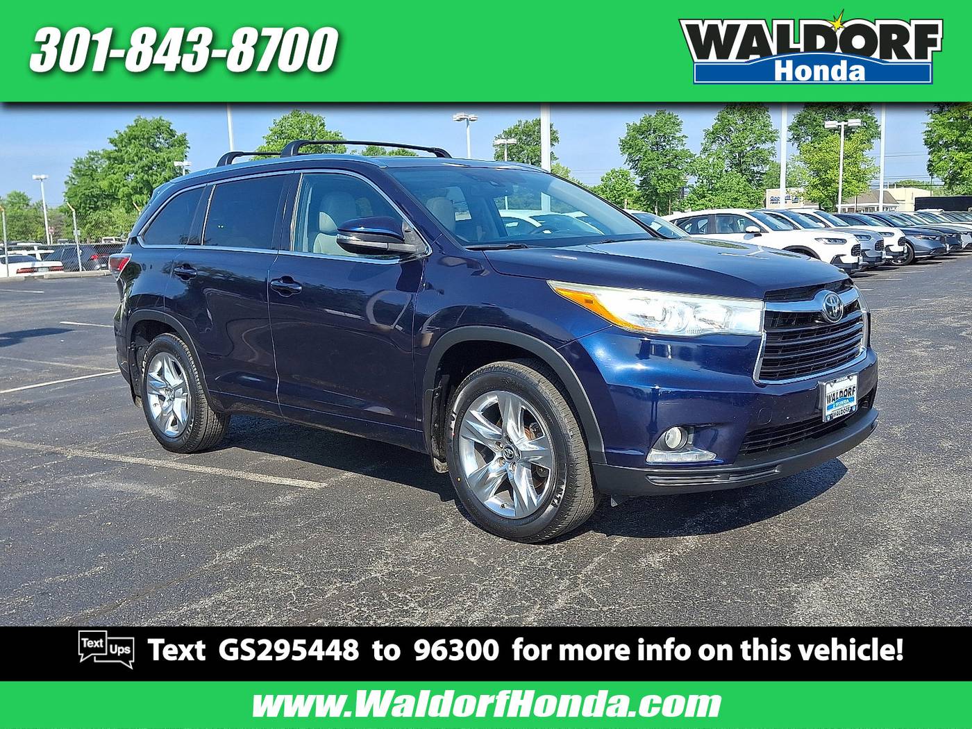 2016 Toyota Highlander Limited Platinum — SUV — 109,757 mi — Waldorf, MD