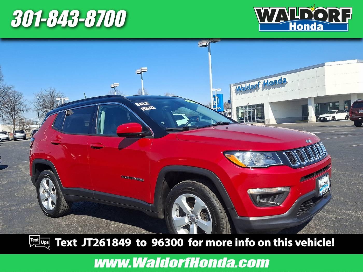 2018 Jeep Compass Latitude — SUV — 66,303 mi — Waldorf, MD