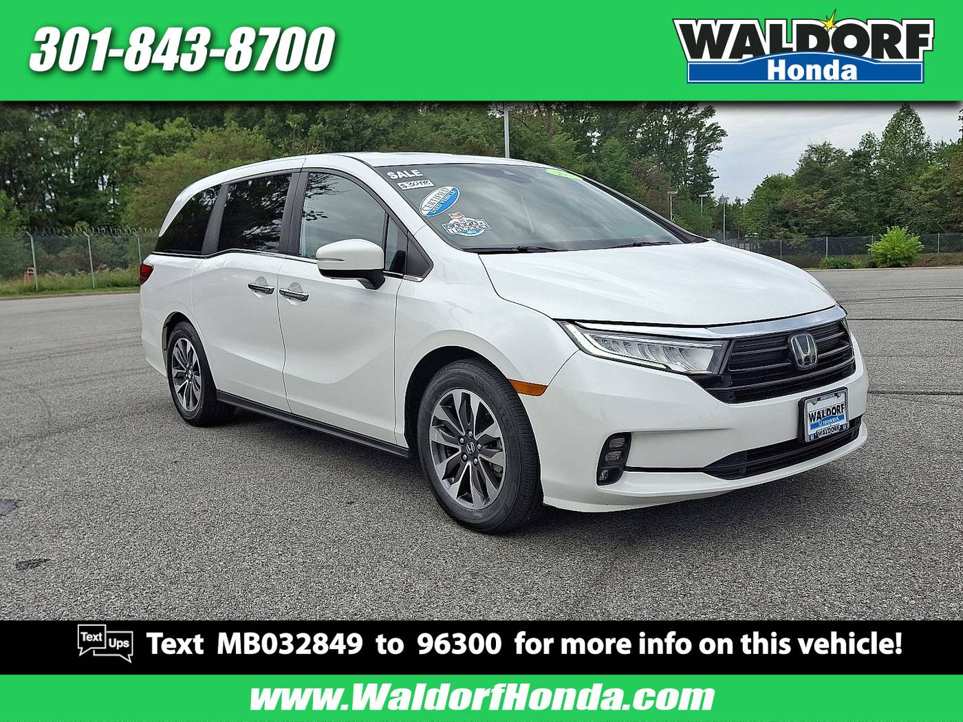 2021 Honda Odyssey EX-L — Minivan — 56,710 mi — Waldorf, MD