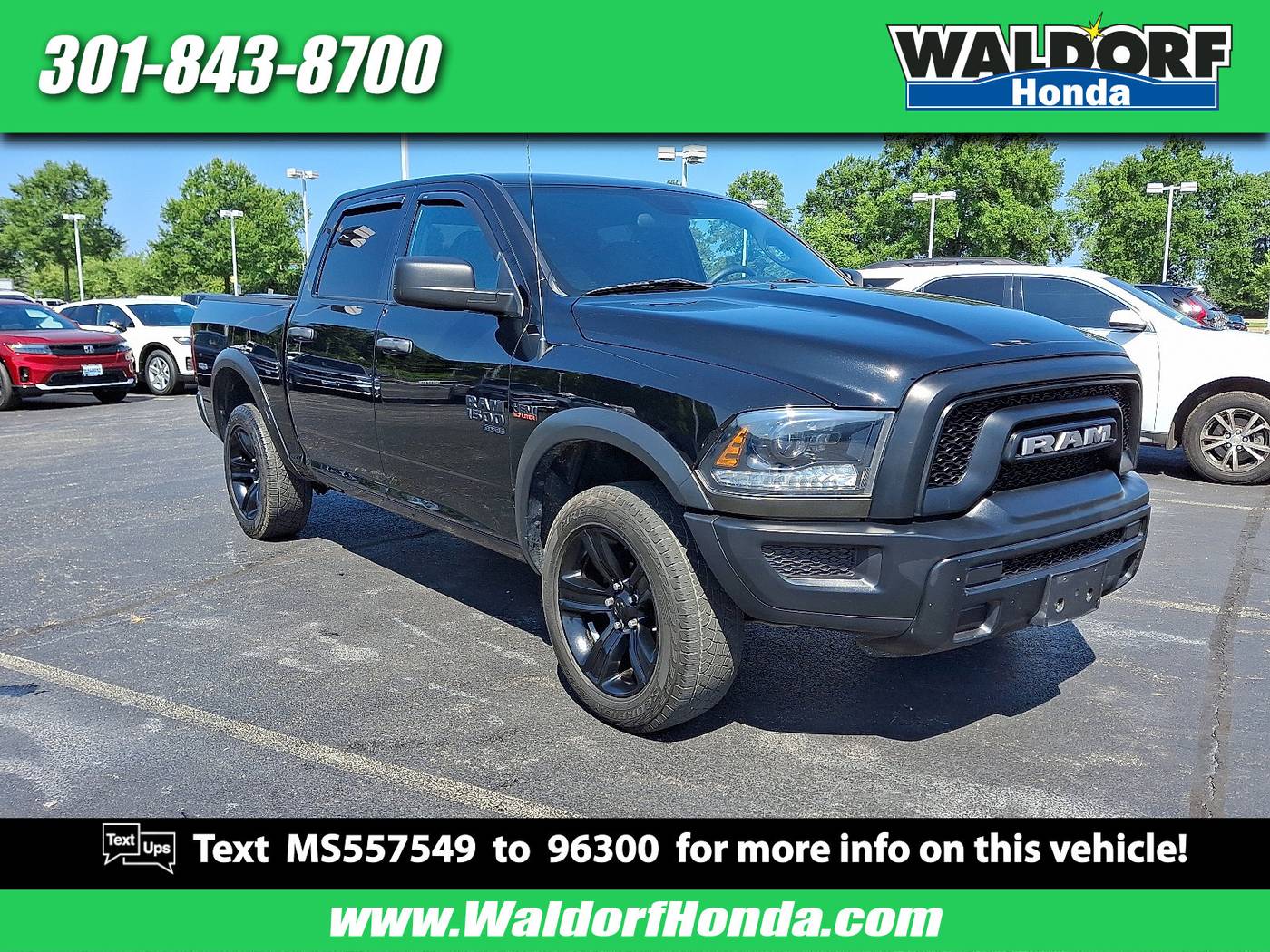2021 Ram 1500 Classic Warlock — Pickup Truck — 92,161 mi — Waldorf, MD