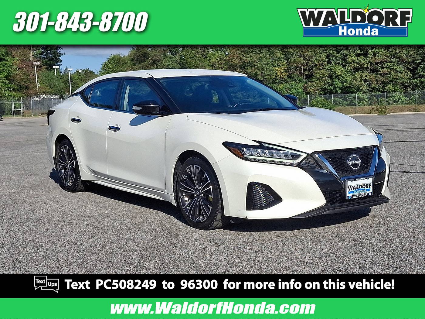 2023 Nissan Maxima SV — Sedan — 27,911 mi — Waldorf, MD