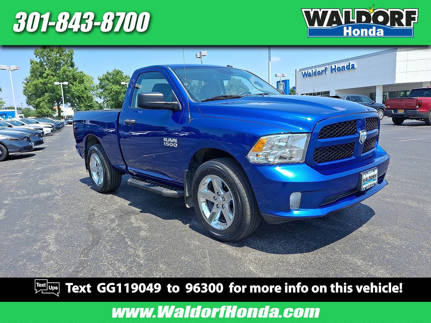 2016 Ram 1500 Express — Pickup Truck — 26,659 mi — Waldorf, MD
