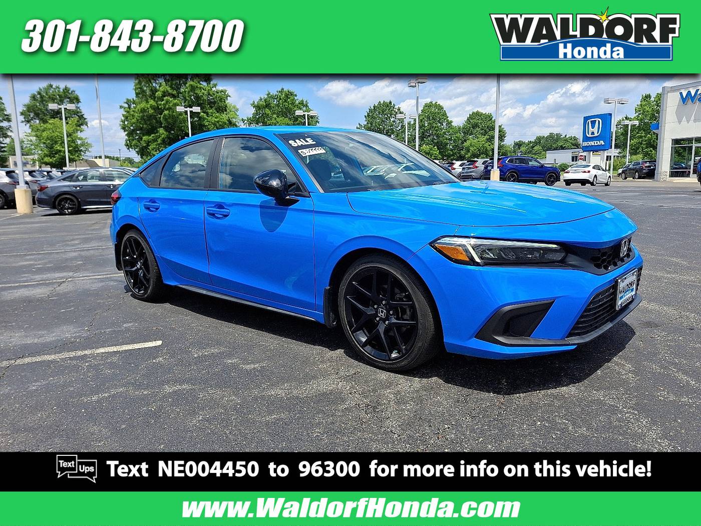 2022 Honda Civic Sport — Hatchback — 33,485 mi — Waldorf, MD