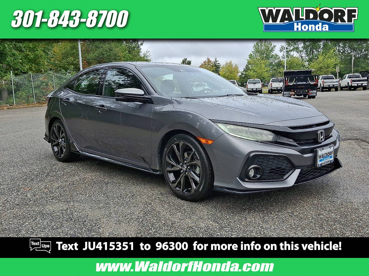 2018 Honda Civic Sport Touring — Hatchback — 79,082 mi — Waldorf, MD
