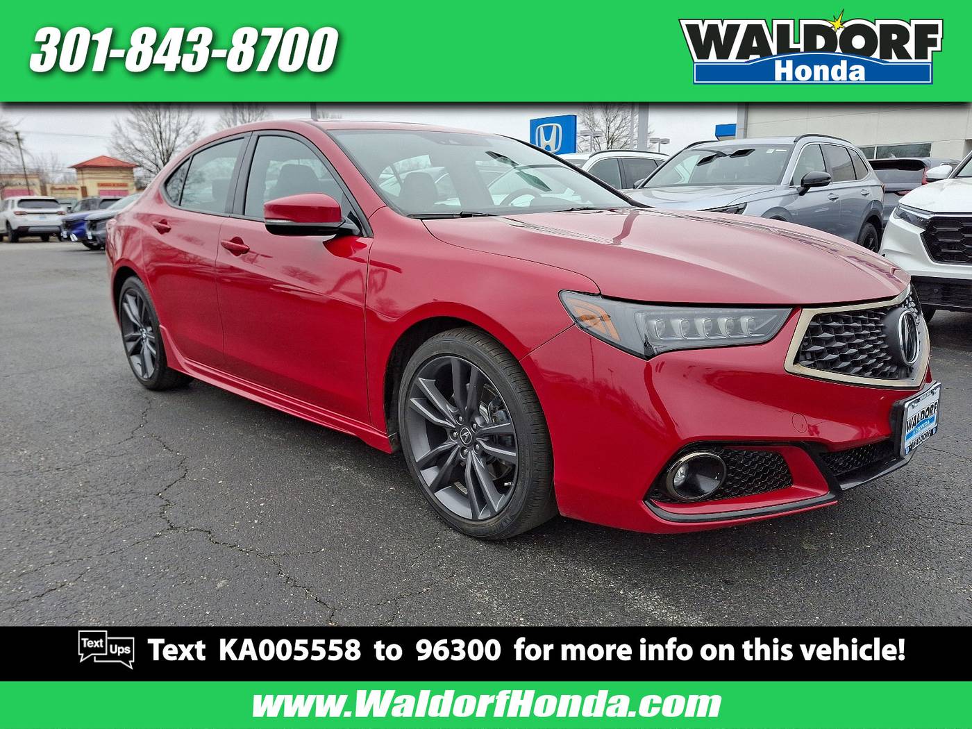 2019 Acura TLX A-Spec with Technology Package — Sedan — 40,067 mi — Waldorf, MD