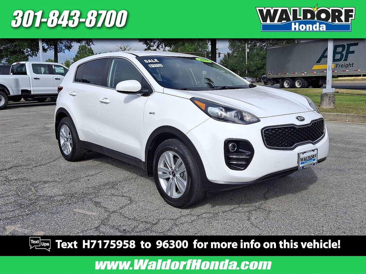 2017 Kia Sportage LX — SUV — 135,345 mi — Waldorf, MD