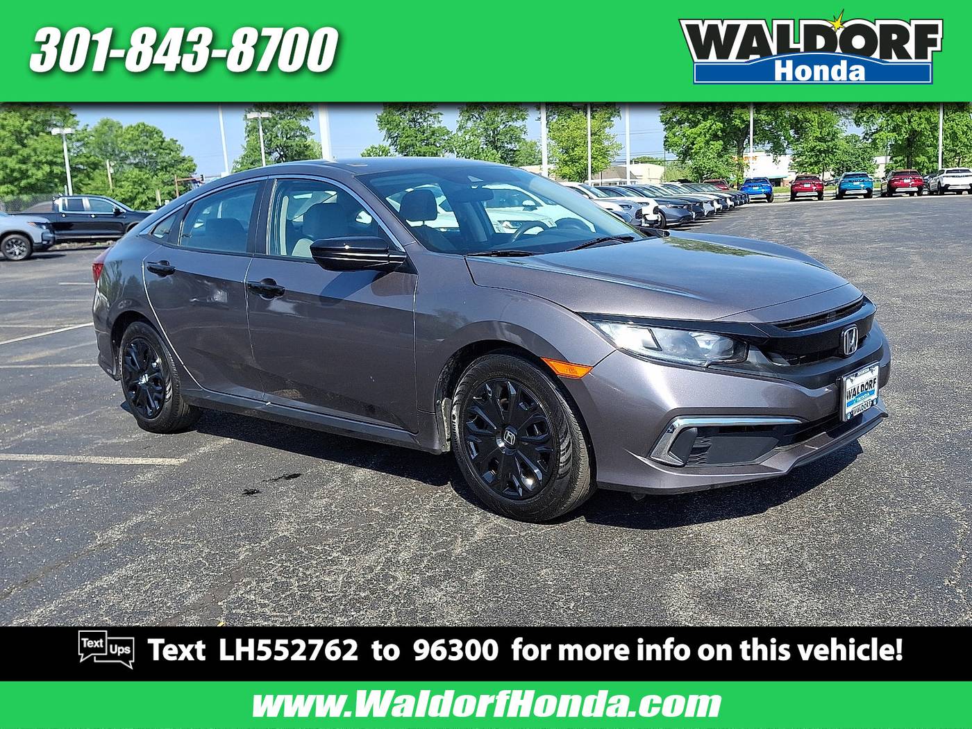 2020 Honda Civic LX — Sedan — 55,536 mi — Waldorf, MD