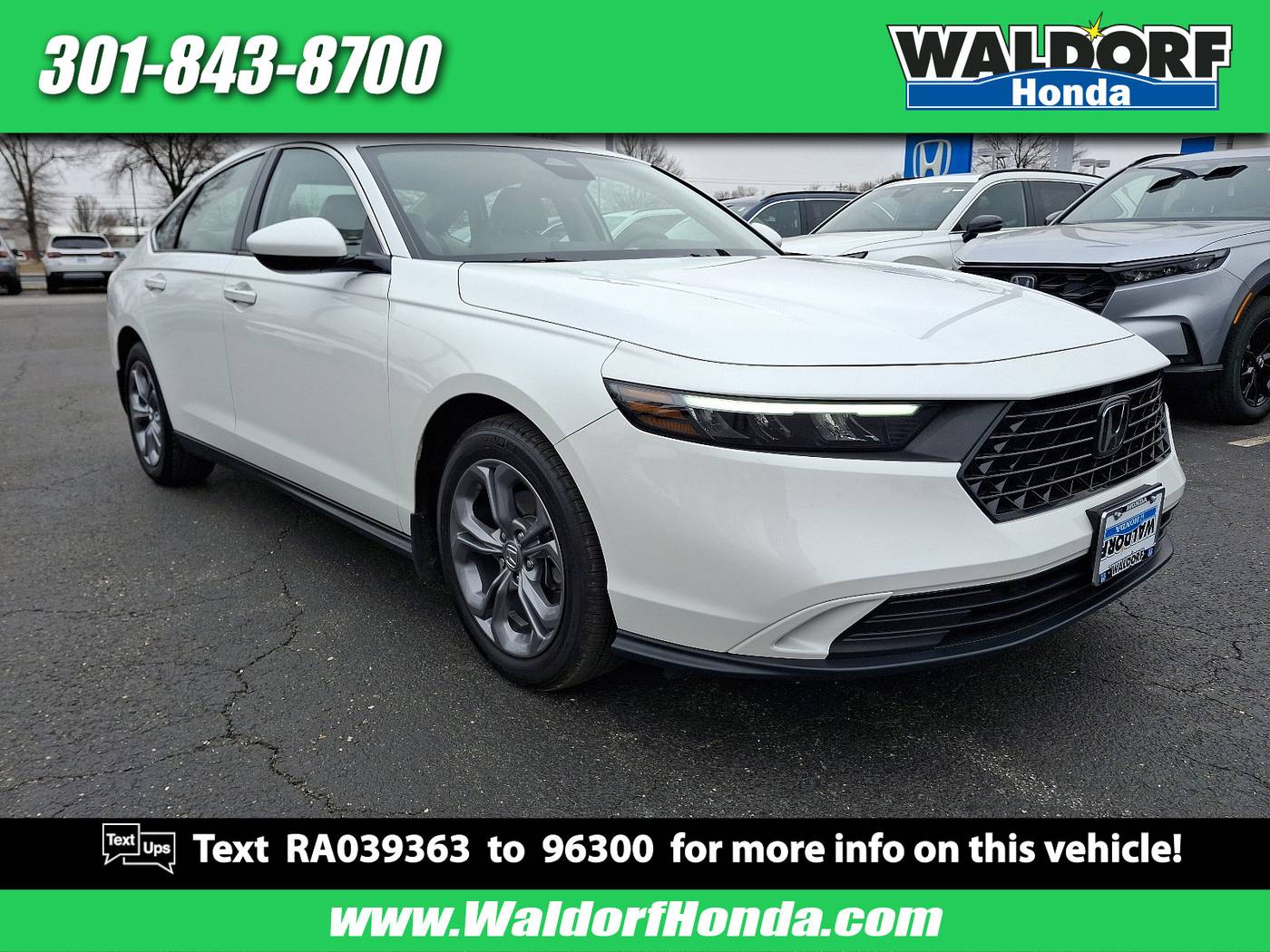 2024 Honda Accord EX — Sedan — 8,139 mi — Waldorf, MD