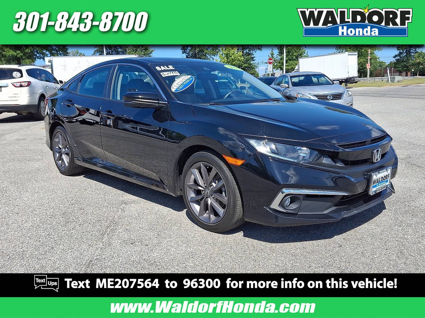 2021 Honda Civic EX — Sedan — 44,739 mi — Waldorf, MD