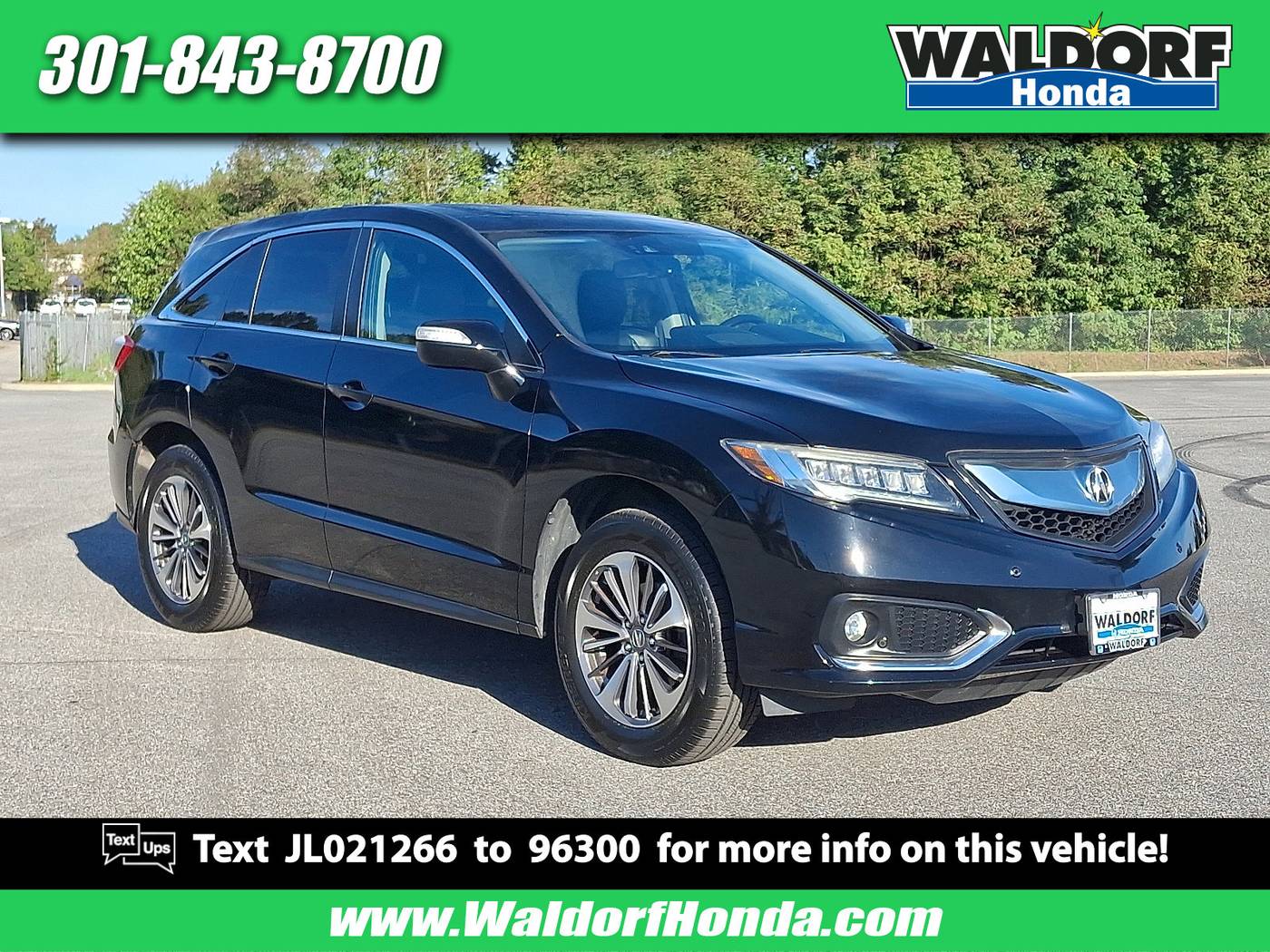 2018 Acura RDX Advance Package — SUV — 105,120 mi — Waldorf, MD