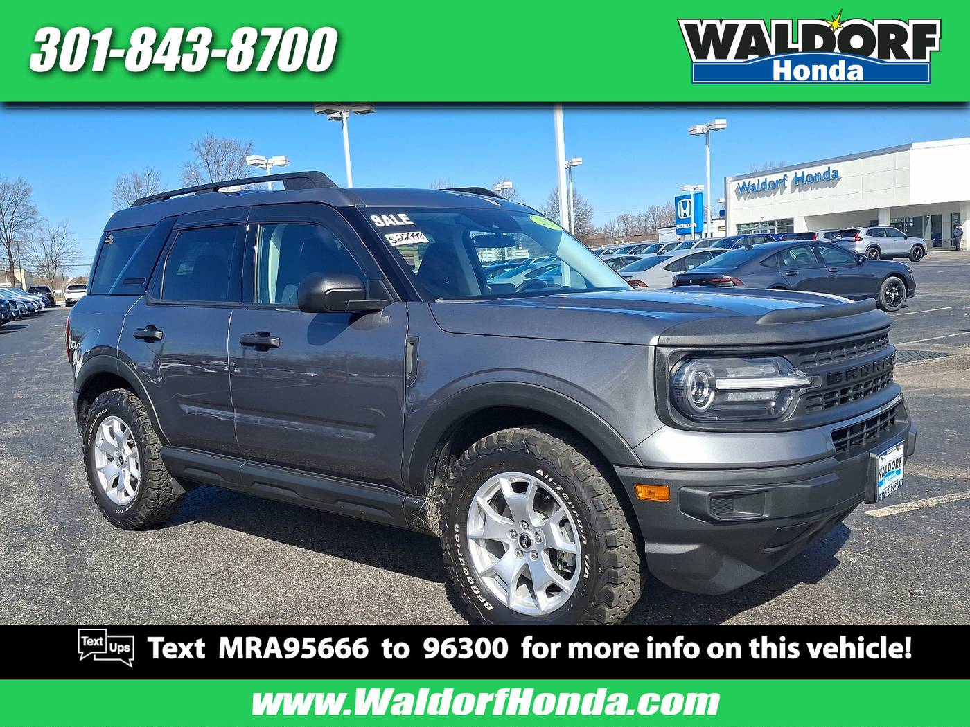 2021 Ford Bronco Sport Base — SUV — 39,175 mi — Waldorf, MD