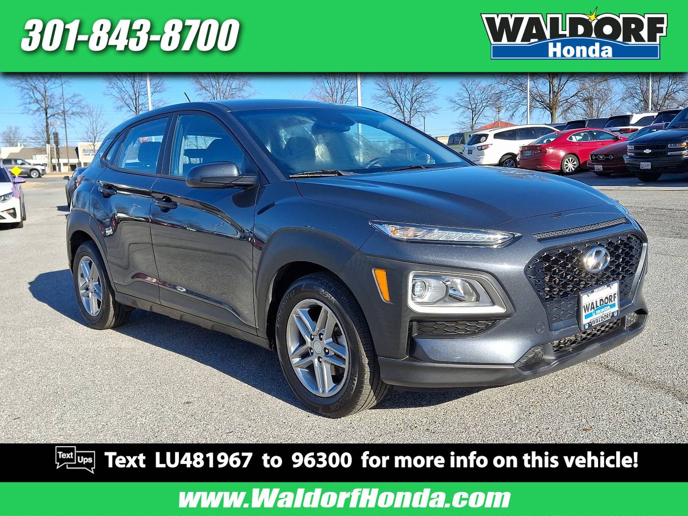 2020 Hyundai Kona SE — SUV — 83,187 mi — Waldorf, MD