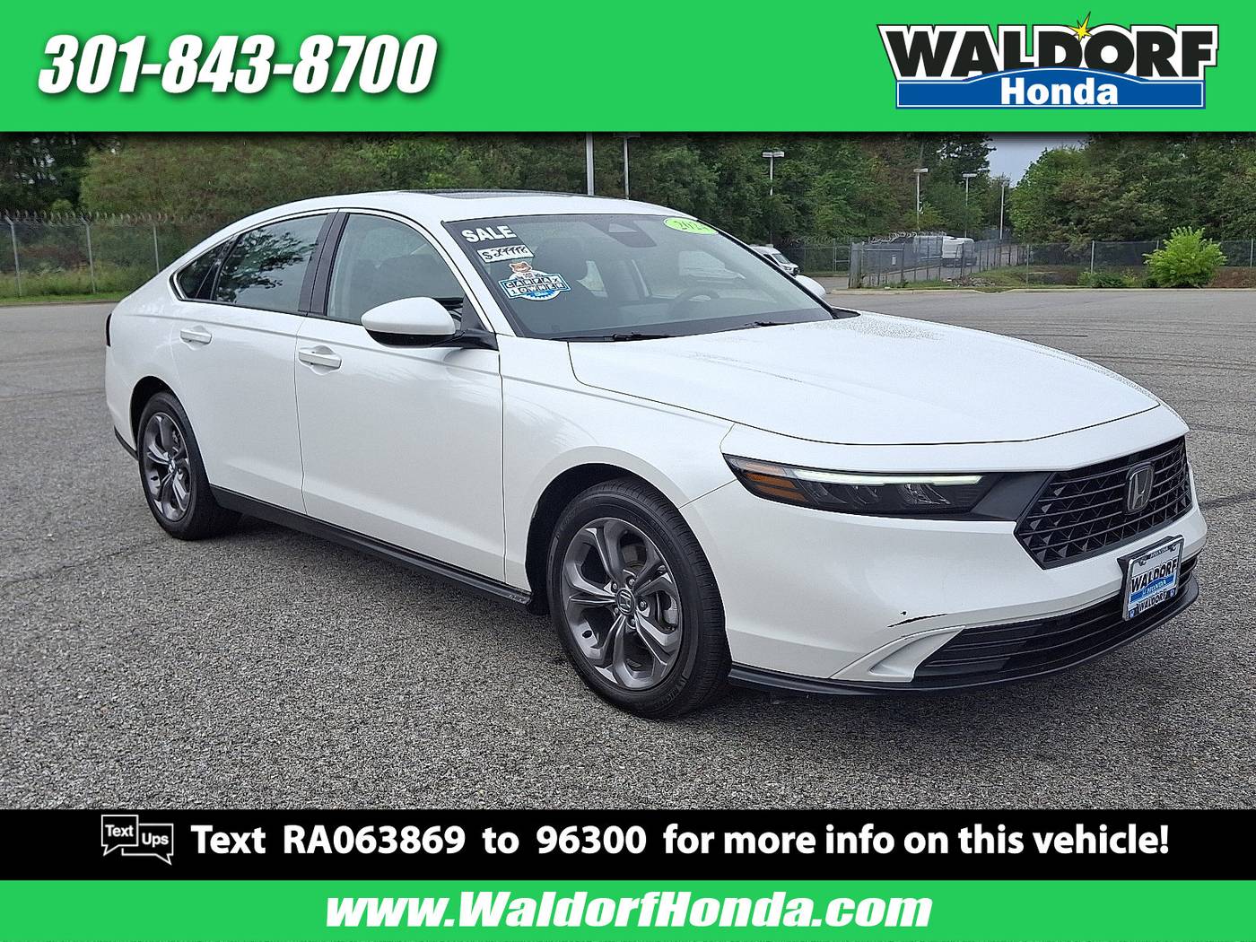 2024 Honda Accord EX — Sedan — 16,409 mi — Waldorf, MD