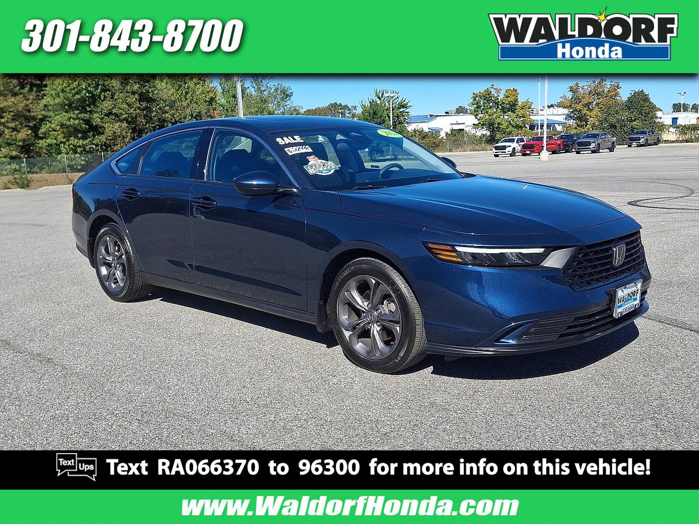 2024 Honda Accord EX — Sedan — 19,122 mi — Waldorf, MD