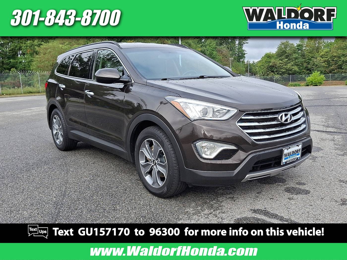 2016 Hyundai Santa Fe SE — SUV — 92,811 mi — Waldorf, MD