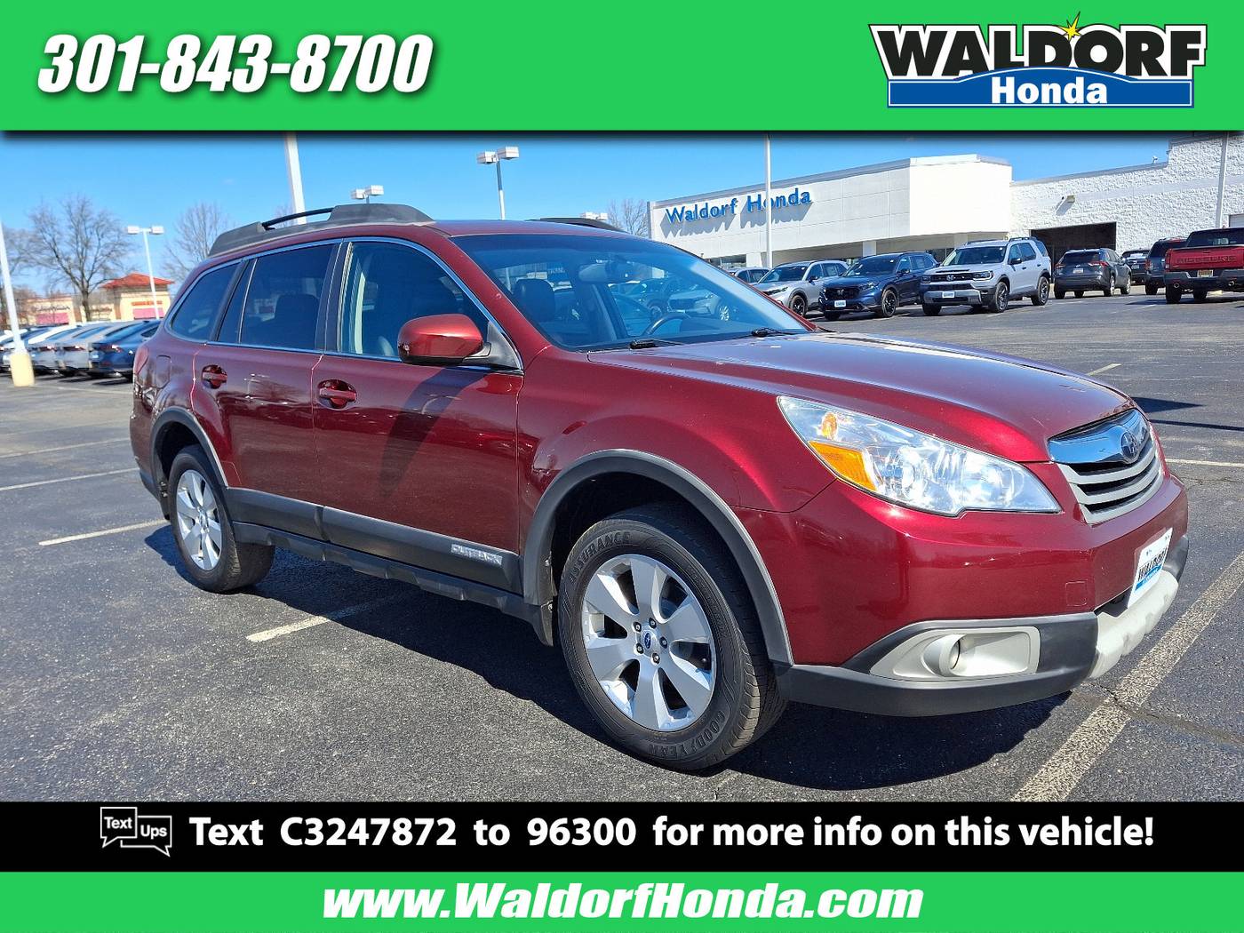 2012 Subaru Outback 2.5i Limited — SUV — 177,870 mi — Waldorf, MD