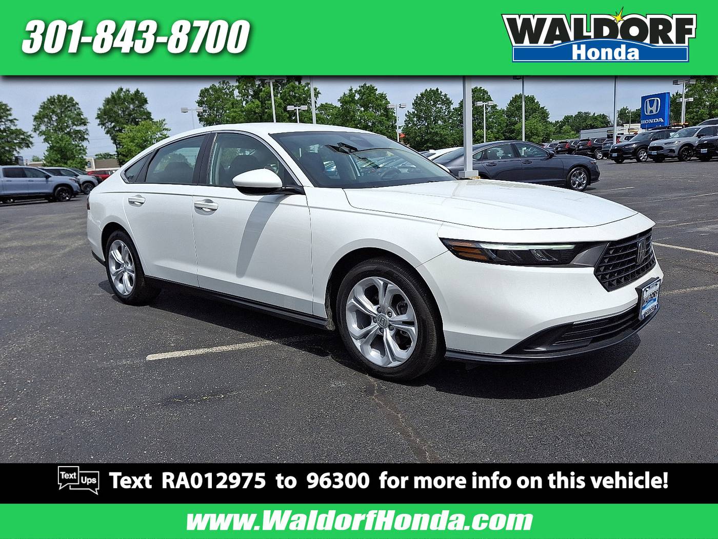 2024 Honda Accord LX — Sedan — 12,397 mi — Waldorf, MD