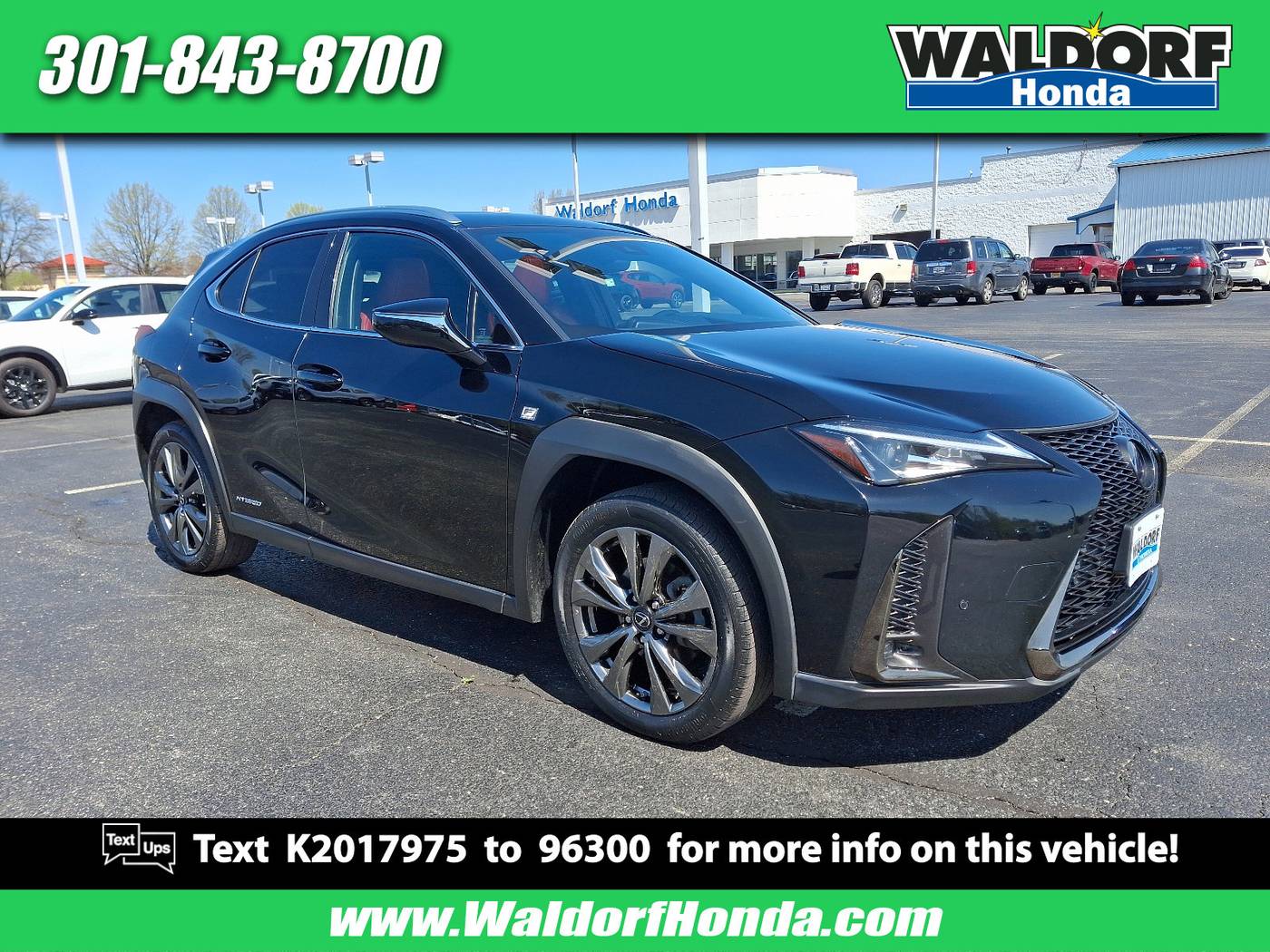 2019 Lexus UX UX 250h F Sport — SUV — 72,867 mi — Waldorf, MD