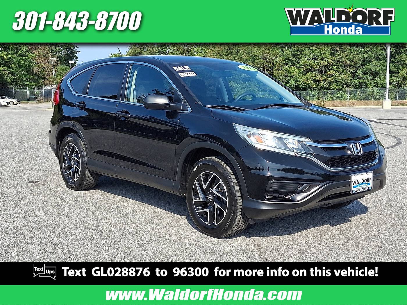 2016 Honda CR-V SE — SUV — 97,404 mi — Waldorf, MD