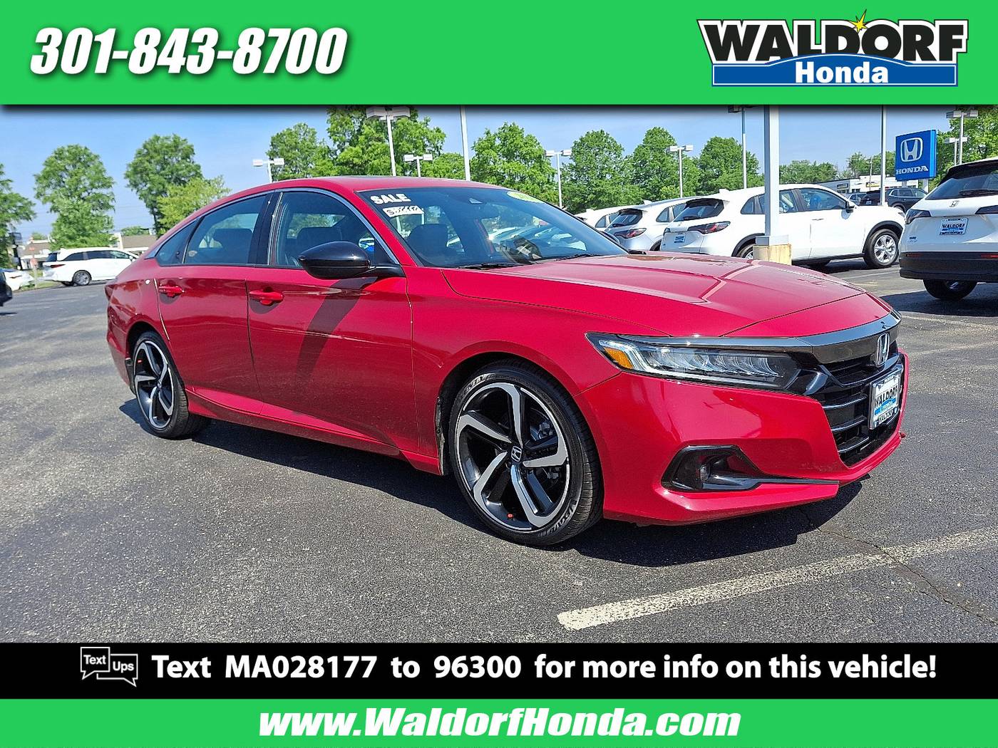 2021 Honda Accord Sport — Sedan — 49,551 mi — Waldorf, MD