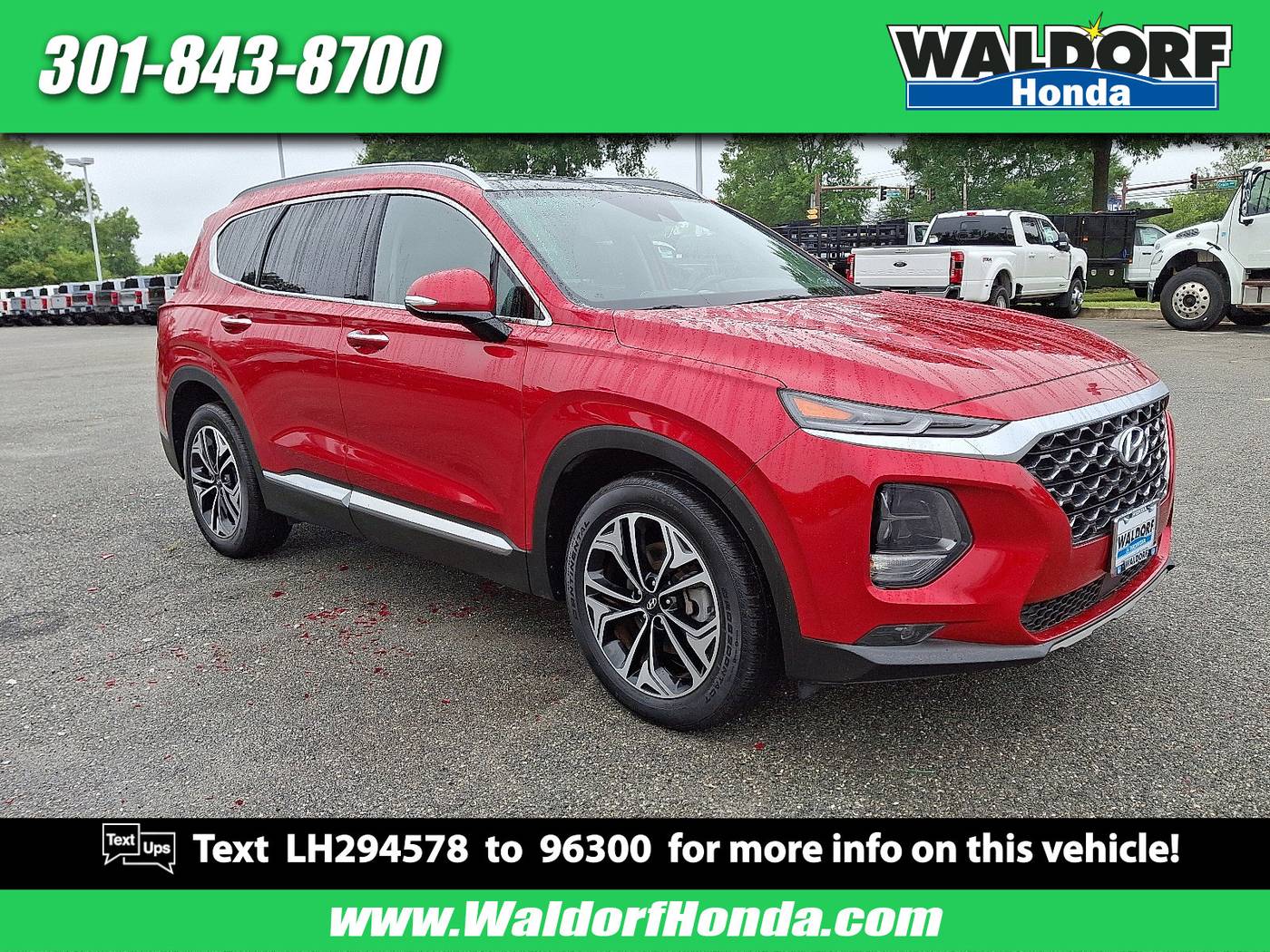 2020 Hyundai Santa Fe SEL — SUV — 53,950 mi — Waldorf, MD